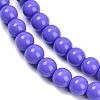 Painted Glass Bead Strands DGLA-S071-8mm-B41-3