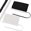   2 Cards 2 Colors Polyester Braided Lace Trim OCOR-PH0002-53-1
