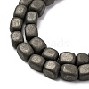 Natural Pyrite Beads Strands G-B155-D12-4