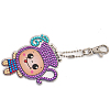 DIY Constellations Pattern Cartoon Keychain Diamond Painting Kits LS-ZODI-PW0001-107K-1