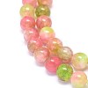 Natural Dyed Jade Beads Strands G-F601-A07-3
