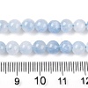 Dyed Natural White Jade Beads Strands G-T138-6mm-210-22-5