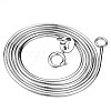 925 Sterling Silver Round Snake Chains STER-BB72406-A-1