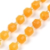 Natural Topaz Jade Beads Strands G-O201B-114F-2