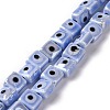 Handmade Porcelain Ceramic Beads Strands LAMP-B021-06H-1