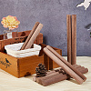 Round Walnut Wooden Sticks WOOD-WH0034-27A-5