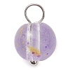 Baking Painted Glass Beads Charms PALLOY-JF03132-02-3