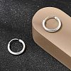 Brass Hoop Earrings EJEW-G474-01S-01-2