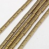 Electroplate Non-magnetic Synthetic Hematite Beads Strands G-J162-C-M-2