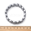 Natural Terahertz Stone Stretch Bracelets BJEW-M080-01B-2