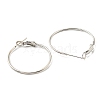 Iron Huggie Hoop Earring Findings IFIN-E025-01C-P-2