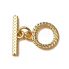 Brass Toggle Clasps KK-Z121-17G-1