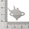 304 Stainless Steel Hollow Connector Charms STAS-Z069-04P-3