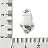 304 Stainless Steel Bayonet Clasps STAS-B082-01A-P-3