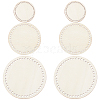 3 Sets 3 Style Wooden Basket Bottoms DIY-GF0004-75-1