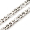 304 Stainless Steel Figaro Chains Eyeglasses Chains AJEW-EH00348-5