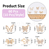 SUPERFINDINGS DIY Butterfly Jewelry Making Finding Kit DIY-FH0006-90-2