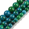 Synthetic Chrysocolla Beads Strands X-G-L529-B01-4mm-1