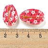Printed Natural Shell Beads BSHE-G037-01C-3