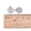 Non-Tarnish 304 Stainless Steel Charms STAS-Q201-T445-2S-4