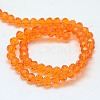 Eco-Friendly Glass Round Bead Strands EGLA-J042-6mm-M03-3