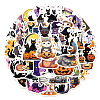 Halloween 50Pcs PVC Adhesive Waterproof Stickers Self-Adhesive Stickers PW-WG95EB5-01-5