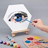 Hexagon Painting Canvas Panel Drawing Boards DIY-NB0004-10-5