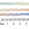 Transparent Painted Glass Beads Strands LS-DGLA-A034-T1mm-A02-3