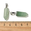 Natural Green Aventurine Pendants G-Z067-07P-13-4