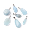 Natural Aquamarine Pendants G-H259-05P-A-1