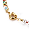 Heart Lock 304 Stainless Steel Pendant Necklaces NJEW-JN03096-3