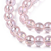 Electroplate Transparent Glass Beads Strands LS-GLAA-T032-T4mm-AB10-2
