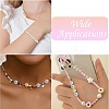 60Pcs 4 Colors Cubic Zirconia Imitation Pearl Beads ZIRC-CJ0001-30-7