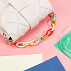 2Pcs Acrylic Curb Chain Bag Strap FIND-WR0004-06-5