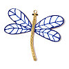 304 Stainless Steel Enamel Pendants STAS-OY019-23G-3