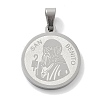 Religion 304 Stainless Steel Pendants STAS-Z098-32P-1