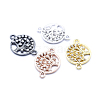 Brass Micro Pave Cubic Zirconia Links ZIRC-L070-15-1