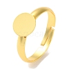 Rack Plating Adjustable Brass Ring Findings LS-KK-F090-08G-02-1