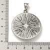 316 Surgical Stainless Steel Pendants STAS-Z073-73AS-04-3