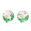 Transparent Handmade Lampwork Beads LAMP-T011-20A-2