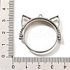 Alloy Open Back Bezel Pendants PALLOY-I223-06P-3