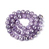Anti-Tarnish Electroplate Glass Beads Strands GLAA-N064-10mm-13-3