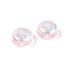 Baking Paint Electroplate Transparent Glass Beads EGLA-Q141-01B-A06-2