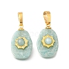 Natural Amazonite Pendants G-T151-03D-1