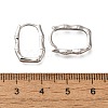 925 Sterling Silver Hoop Earrings STER-M018-08P-3