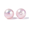 UV Plating Opaque Acrylic Beads SACR-Q005-01H-2