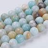 Natural Flower Amazonite Beads G-H1431-2-1