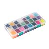 24 Colors Transparent Glass Beads FGLA-JP0001-03-4mm-3