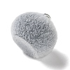 Fruit Theme Flocking Opaque Resin Pendants RESI-D017-04D-P-2