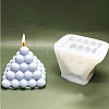 DIY Pyramid Bubble Candle Food Grade Silicone Molds DIY-G063-02-1